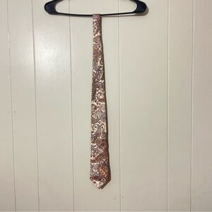 Lorenzo Silk Neck Tie Paisley Made in Italy 100% Silk